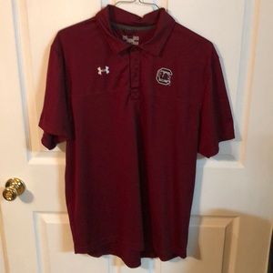 Under Armour South Carolina Gamecocks polo. Size “Medium Loose”.